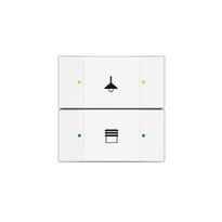 Painike ABB KNX Impressivo - 2 MV T U valkoinen