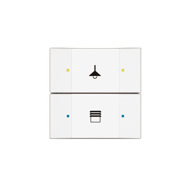 Painike ABB KNX Impressivo - 2 MV T U valkoinen
