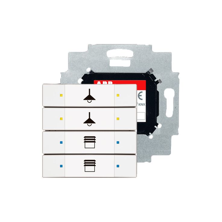 Painike ABB KNX Impressivo - 4 MV T U B valkoinen