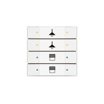 Painike ABB KNX Impressivo - 4 MV T U valkoinen
