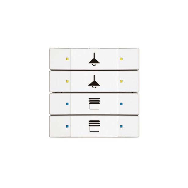 Painike ABB KNX Impressivo - 4 MV T U valkoinen