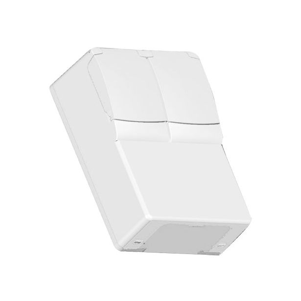Kaksoispistorasia vikavirtasuojalla Etherma Double Safety 16 A IP44