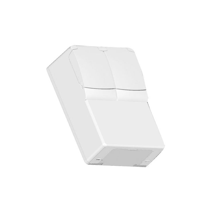 Kaksoispistorasia vikavirtasuojalla Etherma Double Safety 16 A IP44