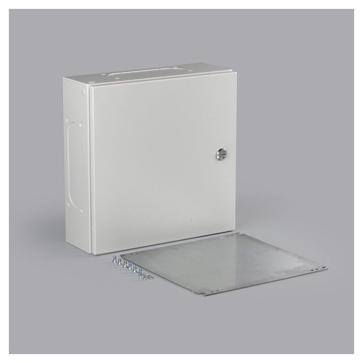 Teräskotelo maal. 380x560x193mm EOU385619A RAL 7035