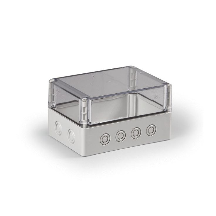 Asennuskotelo Ensto PC Cubo S, 125x175x100mm, kirkas kansi