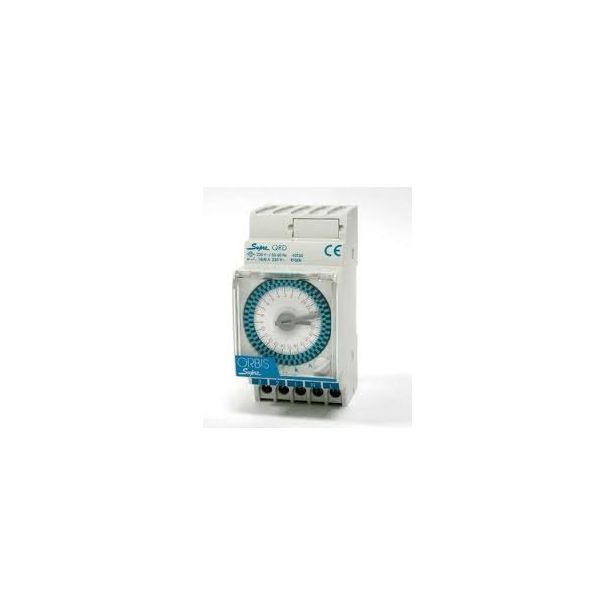 Viikkokello Orbis Crono, SUPRA, QRS, 16A, 230VAC, 4h, DIN