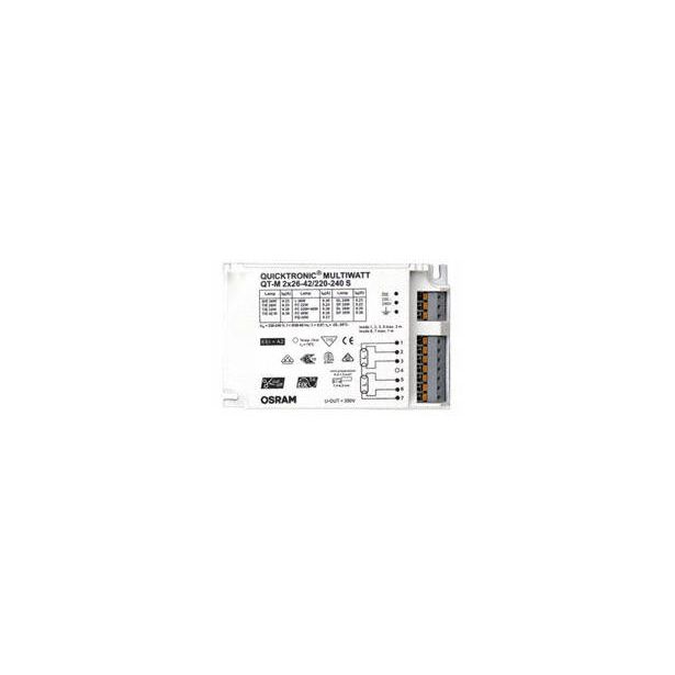 Elektroninen liitäntälaite Osram QT-M 2X26-42/220-240 S