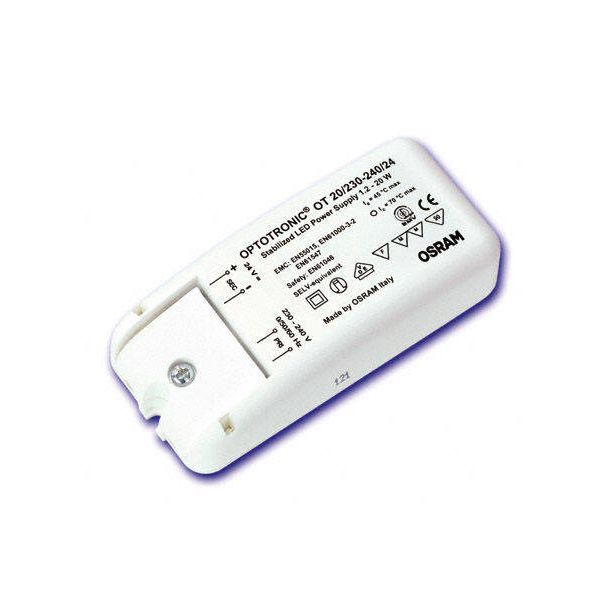 Elektroninen liitäntälaite Osram OPTOTRONIC OT 20/230-240/24 LED-moduuleille