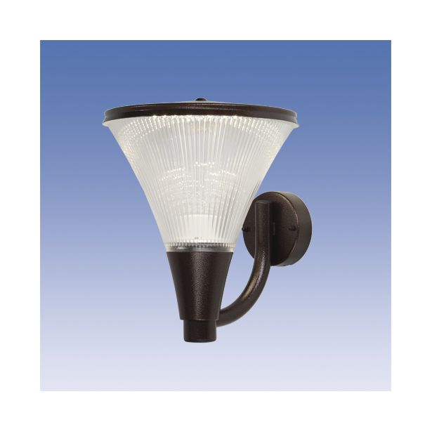 Seinävalaisin LED Aaria AA03APLED 10W/840, antiikkipronssi, ylöspäin
