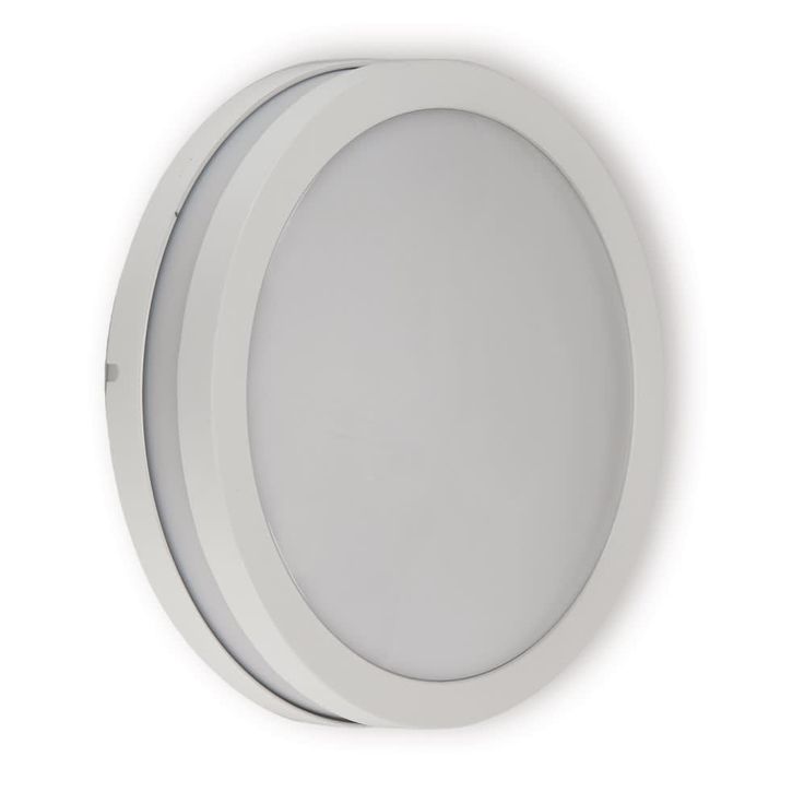 Seinä- ja kattovalaisin Ensto Lumia, AVN260, 60W, Ø260x95mm, E27, IP54, valkoinen