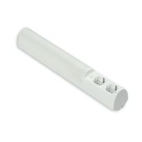 LED-työpistevalaisin Ensto Ali, AL13211LED/DW, 6W/8DW, 475mm, 2-osainen pistorasia + kytkin, valkoinen