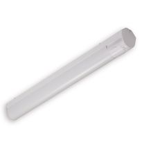 LED-kylpyhuonevalaisin Ensto Alisa, AL143L600/DW, 7W/8DW, 600mm, IP44, 1-osainen pistorasia, valkoinen, Verkkokaupan poistotuote