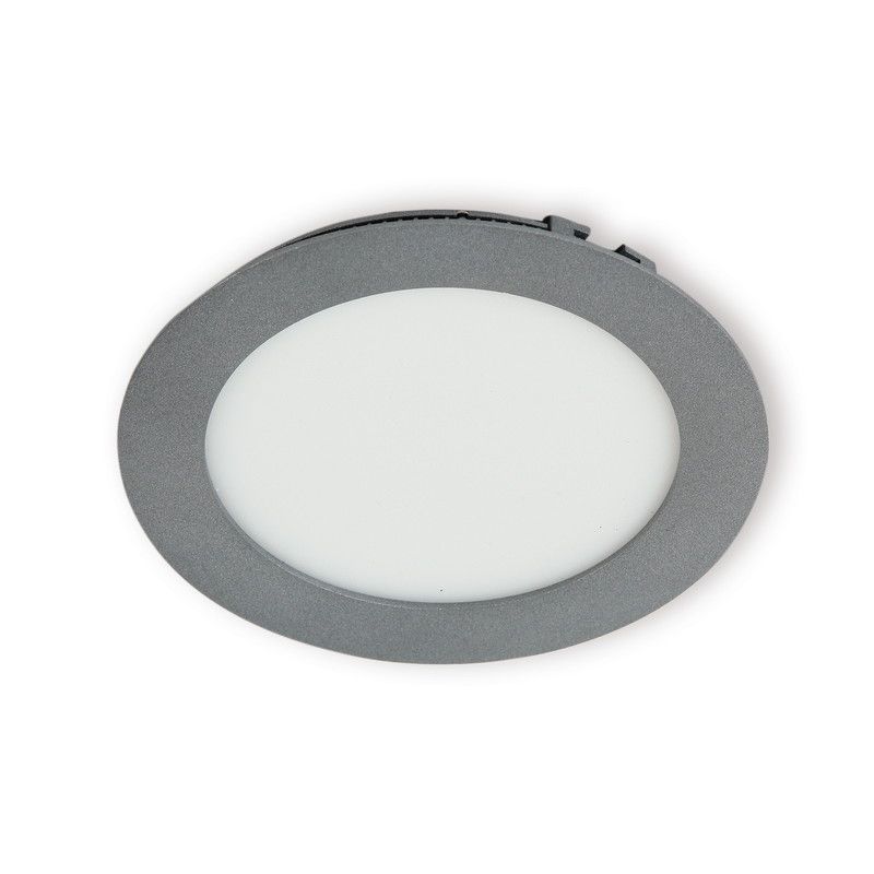 LED-paneeli Ensto Velox ALSD117HPU Ø117x19mm, IP44, 8W 830/840, harmaa