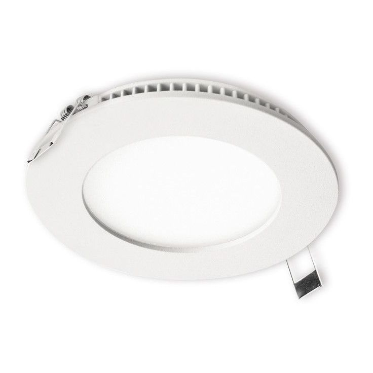 LED-paneeli Ensto Velox ALSD117PU Ø117x19mm, IP44, 8W 830/840, valkoinen