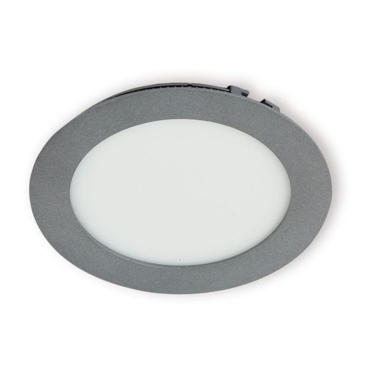LED-paneeli Ensto Velox ALSD240HPU Ø240x19mm, IP44, 14W 830/840, harmaa