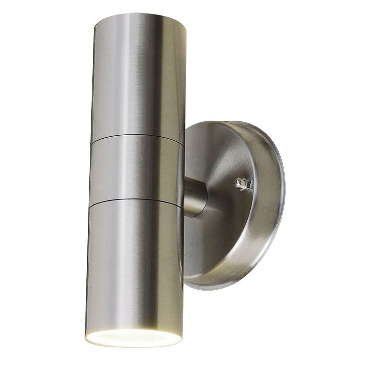 Seinävalaisin Airam Alppila Double, Ø60x200mm, ylös/alas, RST