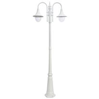 Pylväsvalaisin Kartano PKT-2U 2200 mm 2-osainen valkoinen
