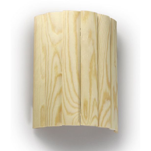 Häikäisysuoja Ensto, AVL6, 330x260x122mm, AVH15-saunavalaisimille, seinäasennettava, mänty