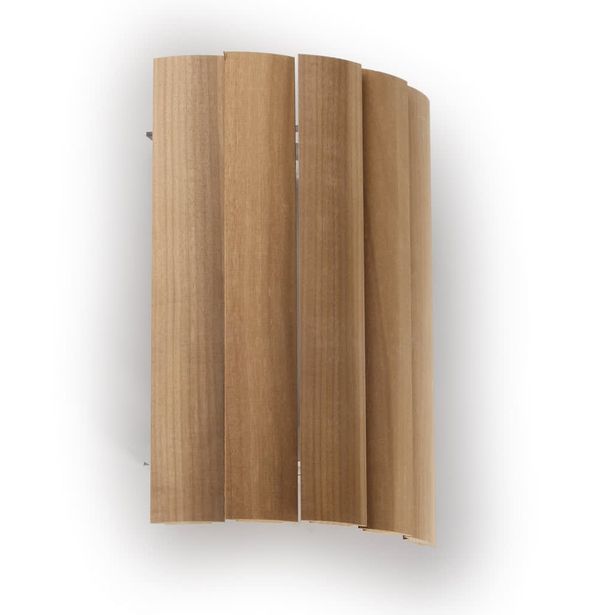 Häikäisysuoja Ensto, AVL7.1, 330x223x175mm, AVH15-saunavalaisimelle, kulma-asennettava, haapa