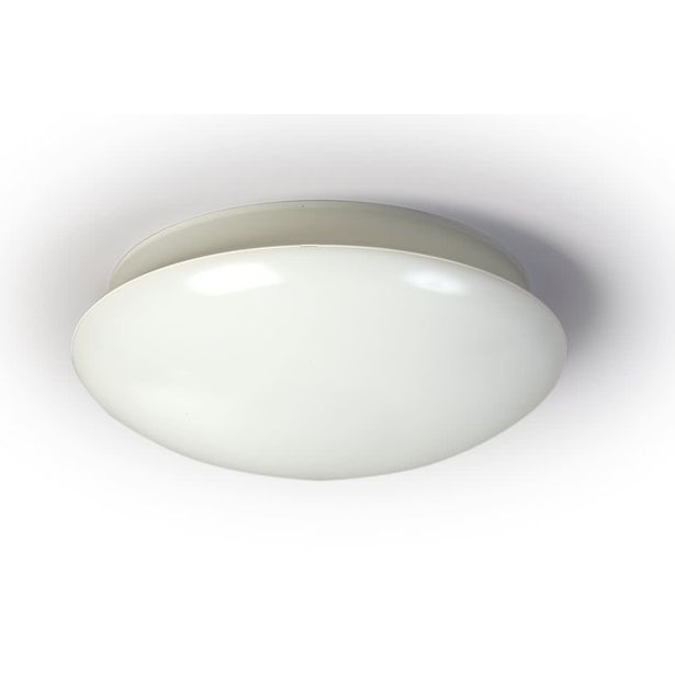 LED-yleisvalaisin Ensto ECO320, 14W/830, Ø320x106mm, IP44, valkoinen