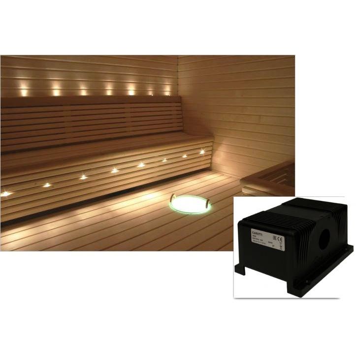 Saunavalaistussarja Cariitti, VPAC-1527-L114, 5-10 m² + LED-projektori + 11 valokuitua