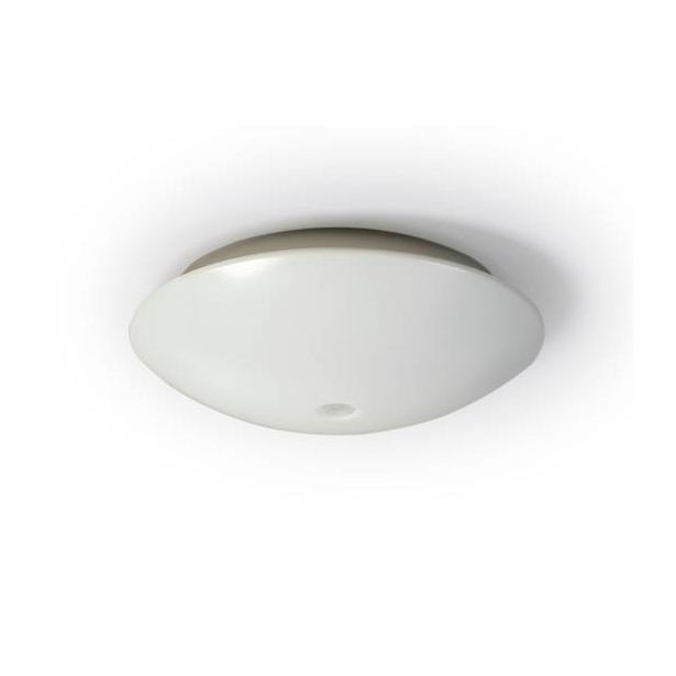 LED-tunnistinvalaisin Ensto AVR400, 18W/840, PIR, Ø400x133mm, IP44, valkoinen