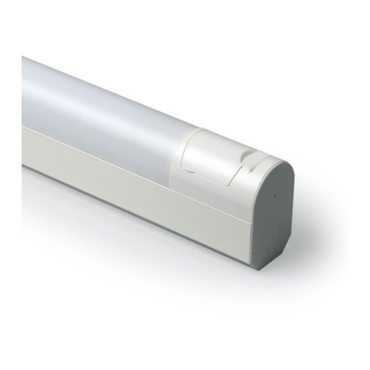 LED-yleisvalaisin Ensto Jono AVR66, IP44, 721mm, 10W/840, pistorasialla ja kytkimellä