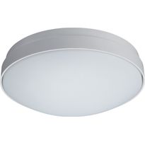 LED-yleisvalaisin Lumiance Giotto, ø335mm, pinta-asennettava, 23W, 3000K, IP44, valkoinen
