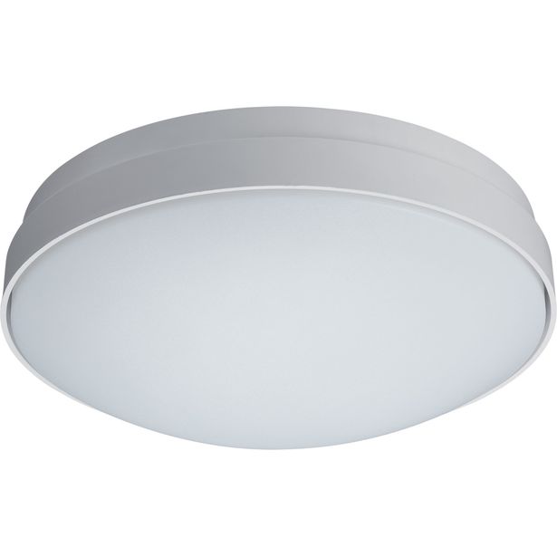 LED-yleisvalaisin Lumiance Giotto, ø335mm, pinta-asennettava, 23W, 3000K, IP44, valkoinen