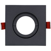 Alasvalon runko Sylvania Inset Trend 75 Swing, IP44, GU10, neliskanttinen, musta