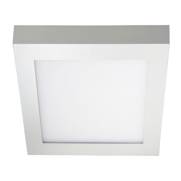LED-yleisvalaisin Airam Kubo II 175, 12W/830, 175x175x38mm, himmennettävä, IP20, valkoinen/opaali