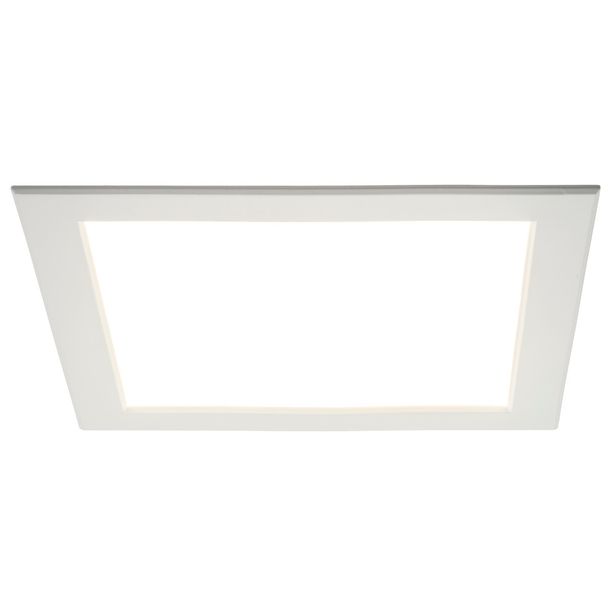LED-paneeli Airam Flat N II, 12W/830, 175x175mm, himmennettävä, IP44, valkoinen/opaali