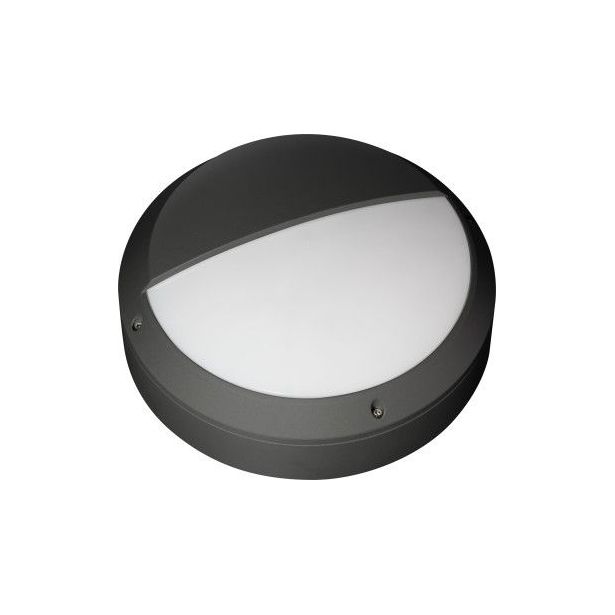 LED-katto/seinävalaisin Ensto Forte FO360.19LGH/3K, IP65, 19W/830, ulkokäyttöön