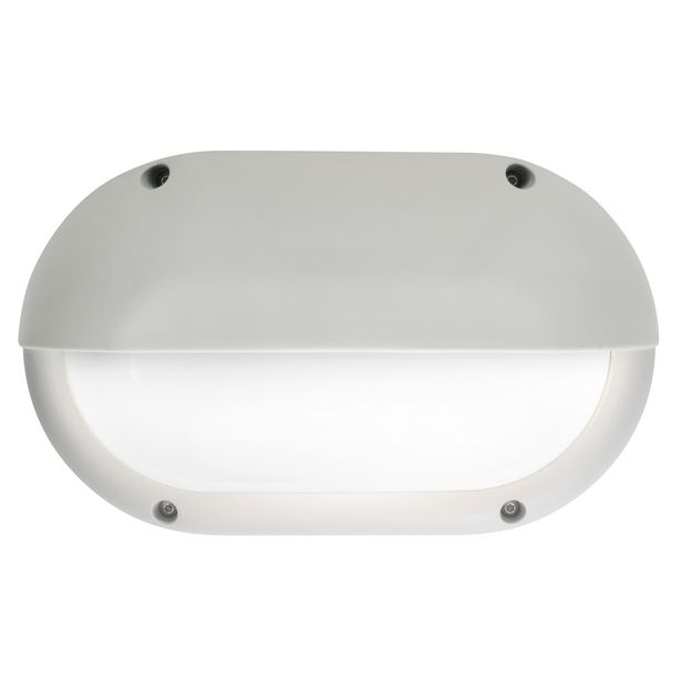 LED-ulkoseinävalaisin Airam Cestus Horizontal Eye, 20W/840, 165x270x110mm, IP65, valkoinen/opaali