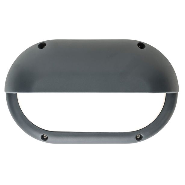 LED-ulkoseinävalaisin Airam Cestus Horizontal Eye, max 100W, E27, 165x270x110mm, IP65, antrasiitti/opaali