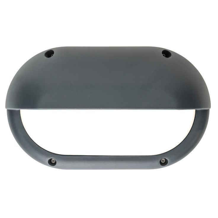 LED-ulkoseinävalaisin Airam Cestus Horizontal Eye, max 100W, E27, 165x270x110mm, IP65, antrasiitti/opaali