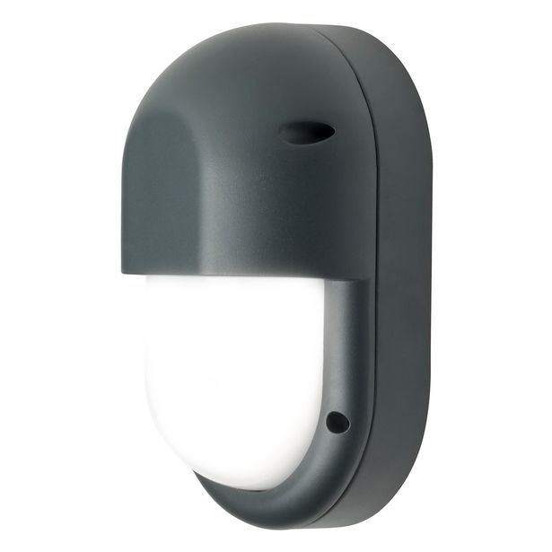 LED-ulkoseinävalaisin Airam Cestus Vertical Eye, max 100W, E27, 270x165x110mm, IP65, antrasiitti/opaali