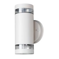 Ulkoseinävalaisin Airam Alppila XL-W, max 2x35W, GU10, 225x115x121mm, IP44, valkoinen