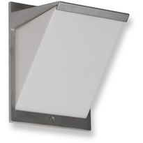 LED-ulkoseinävalaisin Ensto AVR8 eWay, IP44, 9W/840, alumiini, polykarbonaattikuvulla