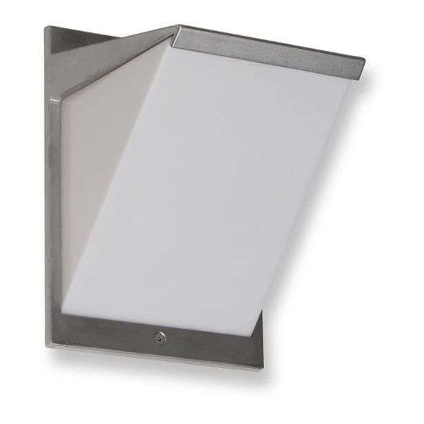 LED-ulkoseinävalaisin Ensto AVR8 eWay, IP44, 9W/840, alumiini, polykarbonaattikuvulla