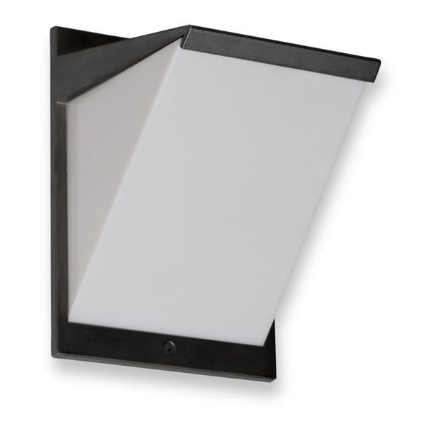 LED-ulkoseinävalaisin Ensto AVR8 eWay, IP44, 9W/830, harmaa, polykarbonaattikuvulla