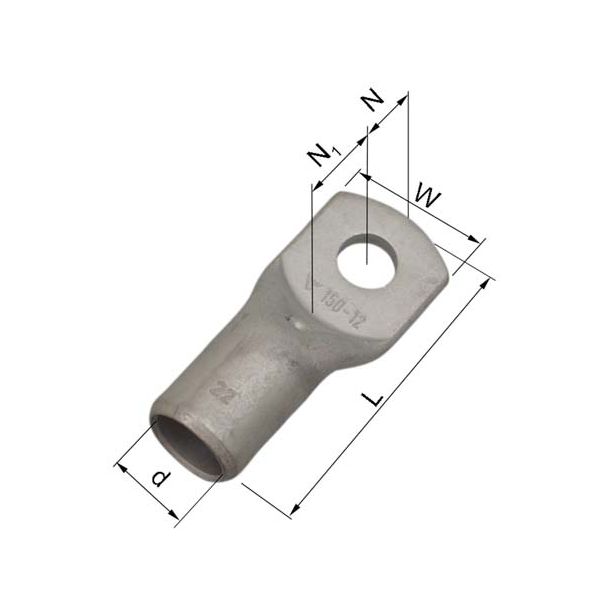 Cu-putkikaapelikenkä KRF16-M8
