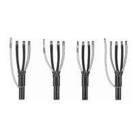 Kutistepääte 1kV 3-sorminen XVKU 13150 50-150 mm²