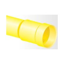 Kaapelinsuojaputki keltainen TEL-A 100x4.8x6000