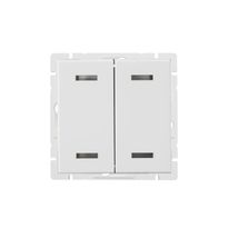 Pienjännitepainike ABB Impressivo, 4-osainen, 1A, 5-24V AC/DC, IP20, valkoinen