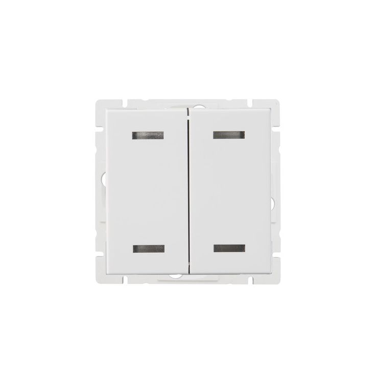 Pienjännitepainike ABB Impressivo, 4-osainen, 1A, 5-24V AC/DC, IP20, valkoinen