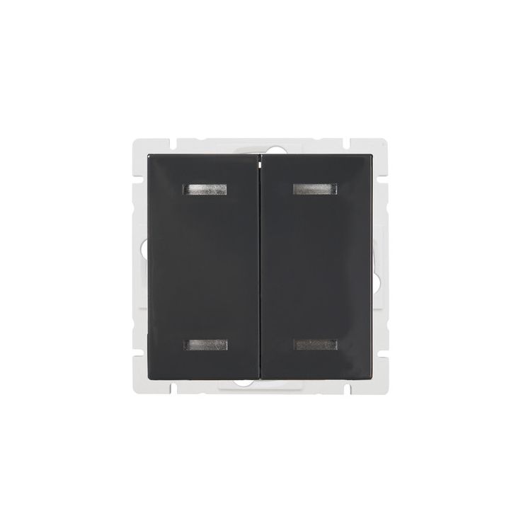 Pienjännitepainike ABB Impressivo, 4-osainen, 1A, 5-24V AC/DC, IP20, antrasiitti