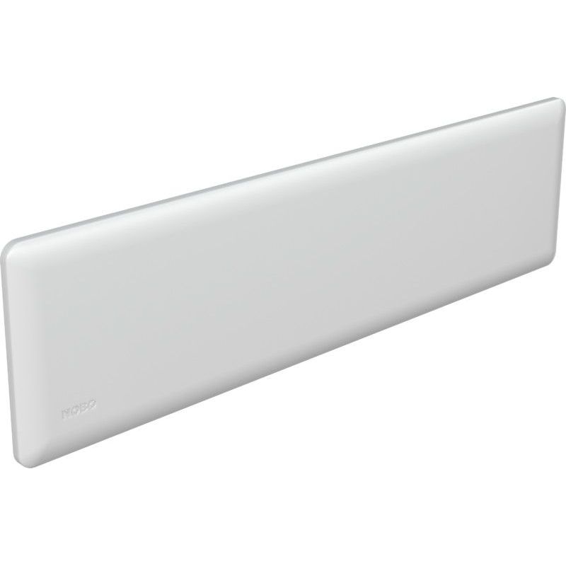 Sähköpatteri Nobö Top 500 W, 20x73cm, valkoinen