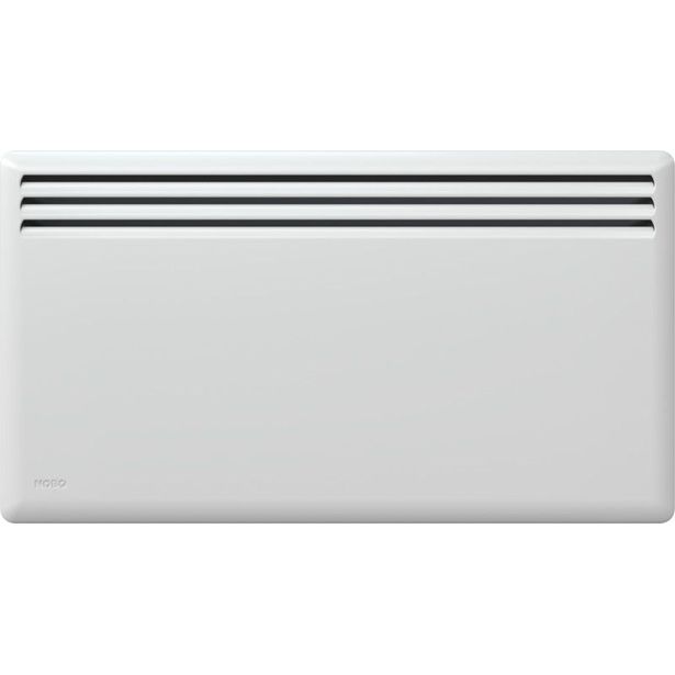 Sähköpatteri Nobö Front 1000 W, 40x73cm, valkoinen, Verkkokaupan poistotuote
