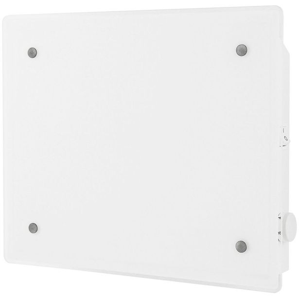 Lämmitin Adax ECO Basic Glass 02 KET, 250W, valkoinen, IP24, 330x400mm, Verkkokaupan poistotuote